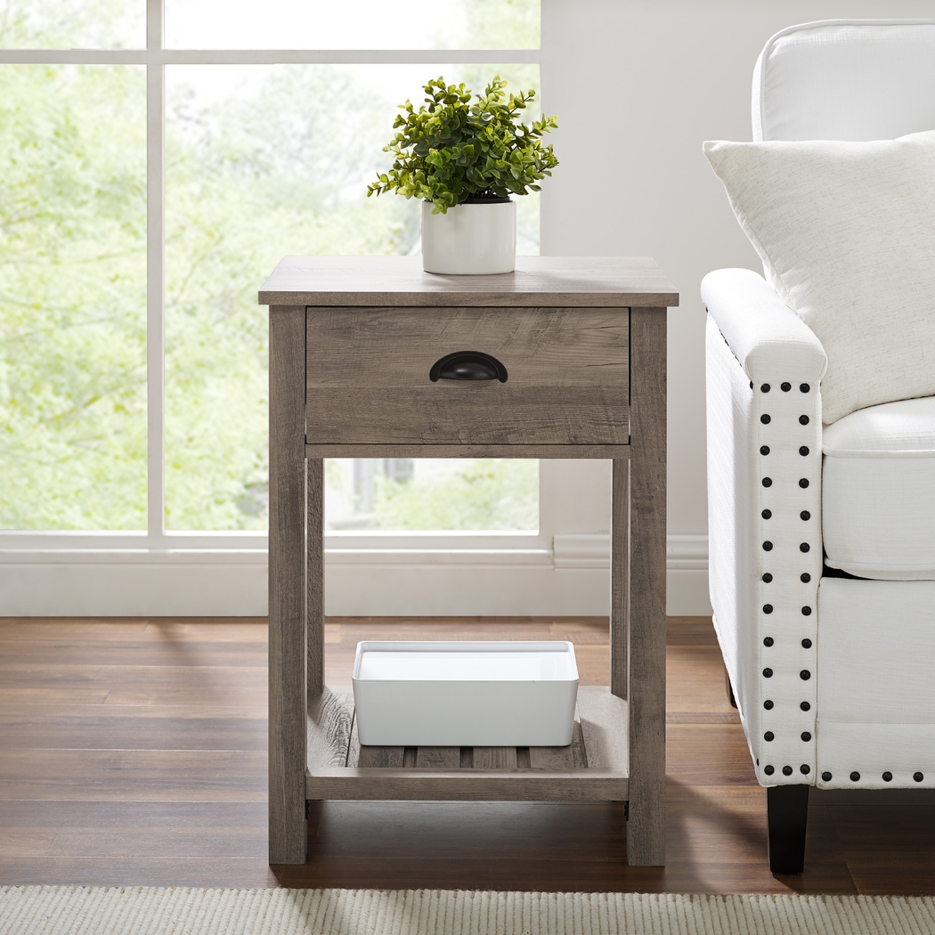 Tabbystone Gray Nightstand - Thumbnail - Image 5