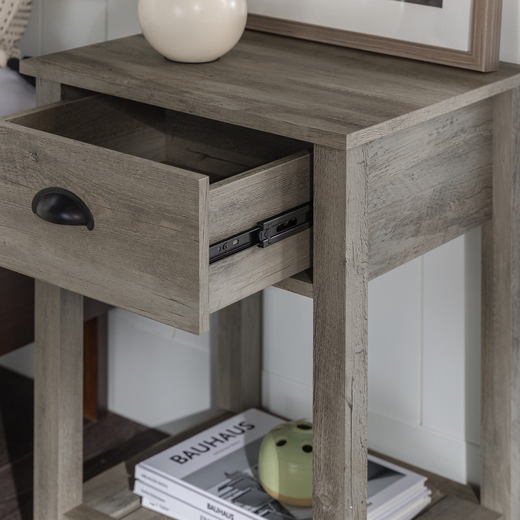 Tabbystone Gray Nightstand - Thumbnail - Image 6