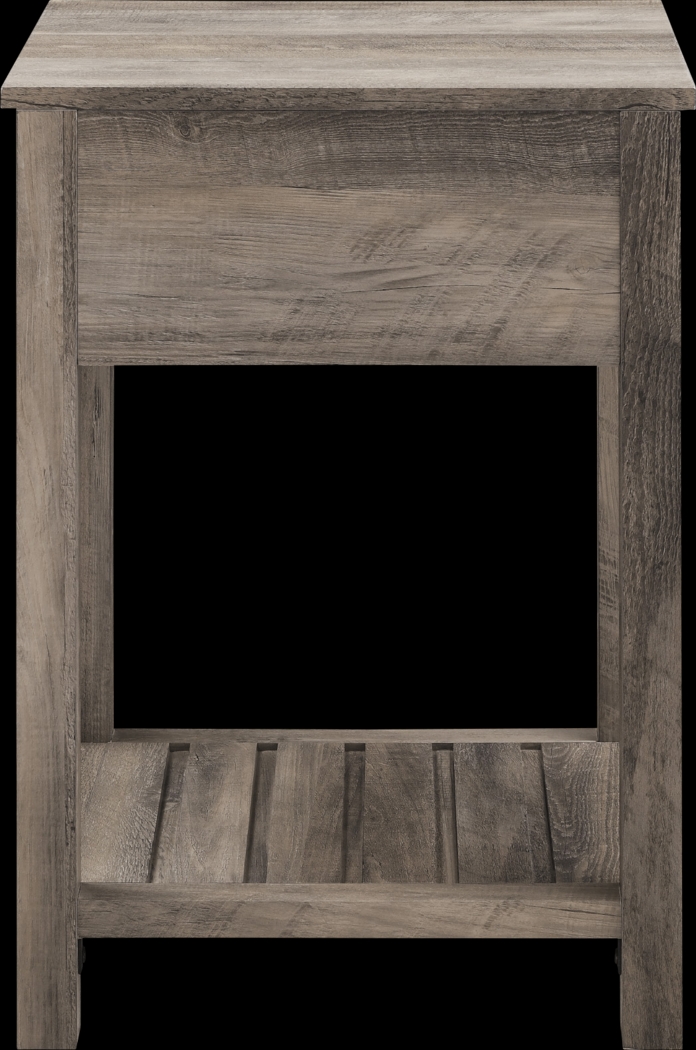 Tabbystone Gray Nightstand - Thumbnail - Image 8