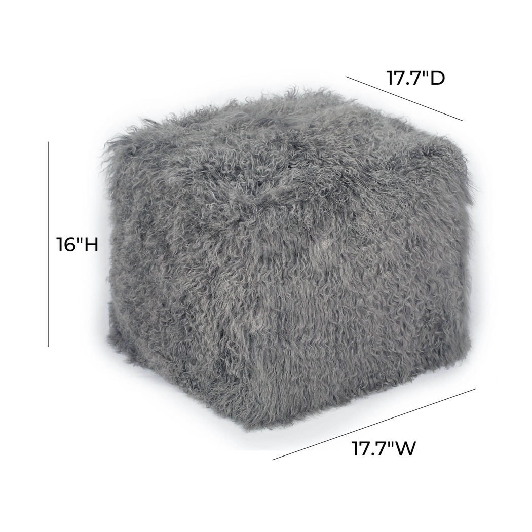 Tabella I Gray Pouf - Thumbnail - Image 3