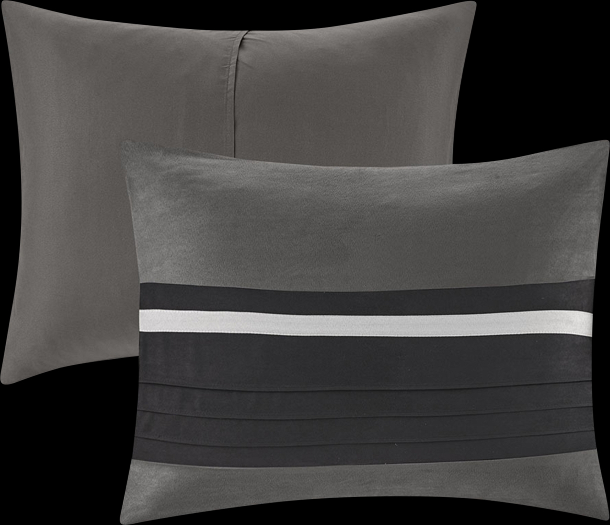 Tabosa Black 7 Pc Full Comforter Set - Thumbnail - Image 7