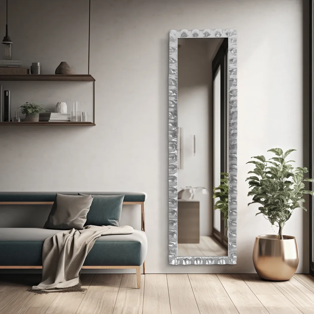 Tachus Silver Wall Mirror - Thumbnail - Image 3