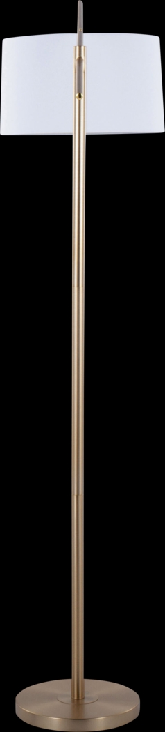 Tackett Loop Gold Floor Lamp - Thumbnail - Image 5