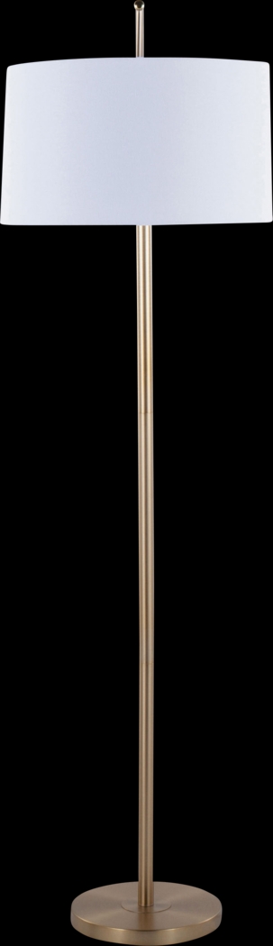 Tackett Loop Gold Floor Lamp - Thumbnail - Image 6