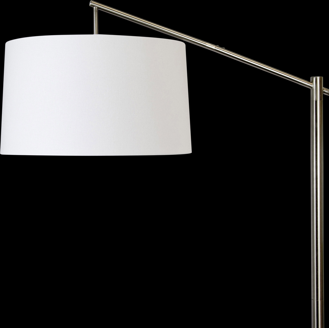 Tackett Loop Nickel Floor Lamp - Thumbnail - Image 4