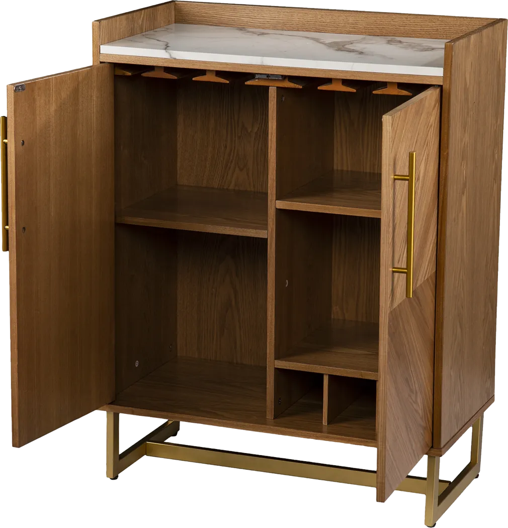 Tacketts Brown Bar Cabinet - Image 5