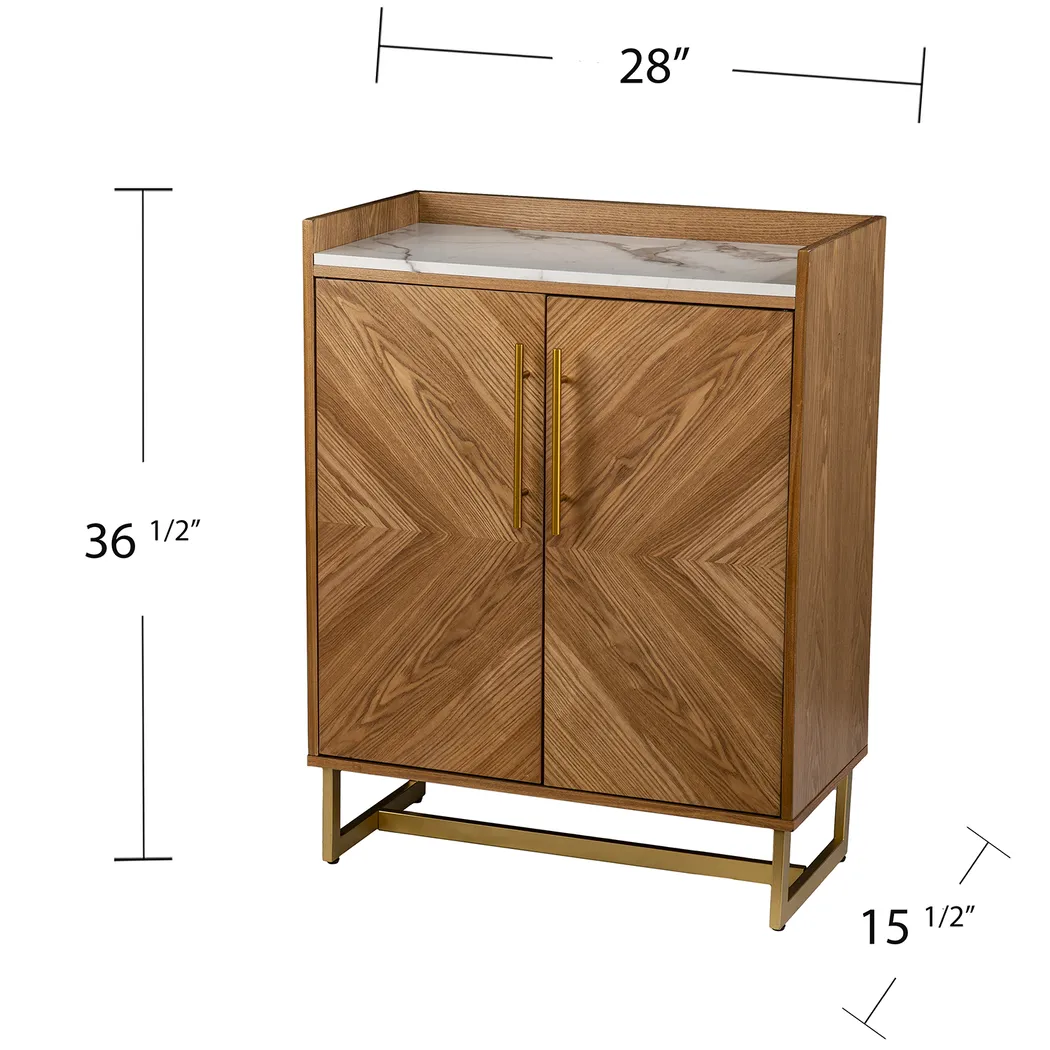 Tacketts Brown Bar Cabinet - Image 10