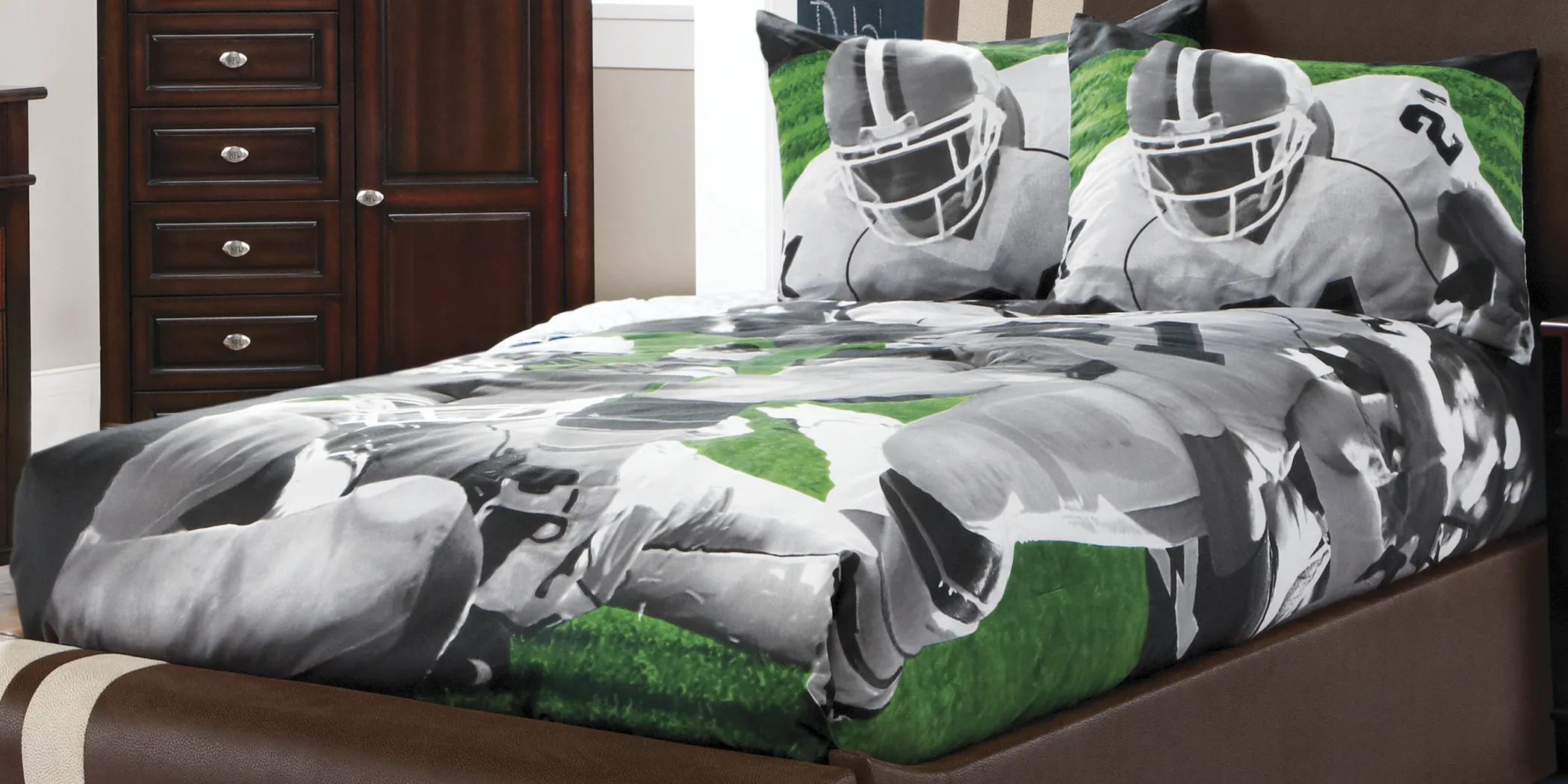 Tackle Football Twin Bed Set - Thumbnail - Image 1