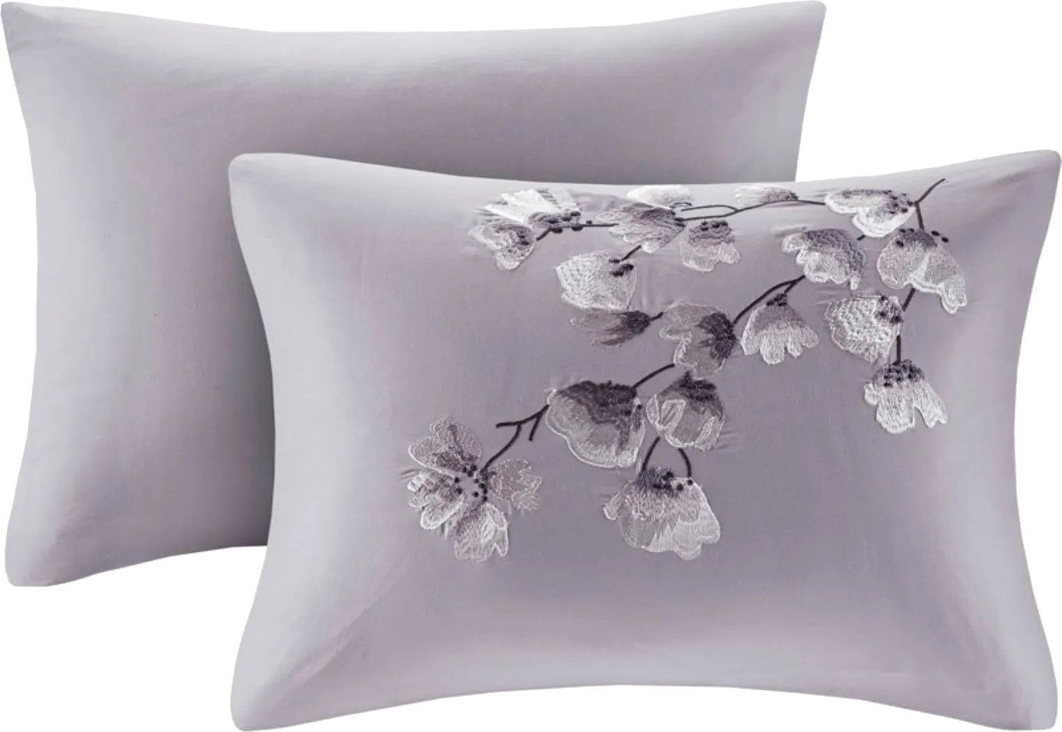 Taera Purple 3 pc Full/ Queen Comforter Set - Thumbnail - Image 6