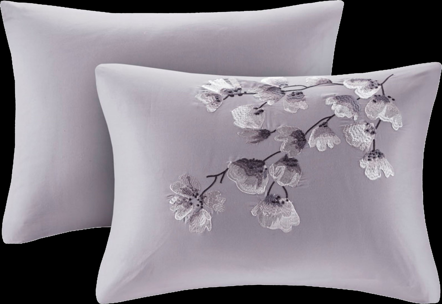 Taera Purple 3 pc King Comforter Set - Thumbnail - Image 6