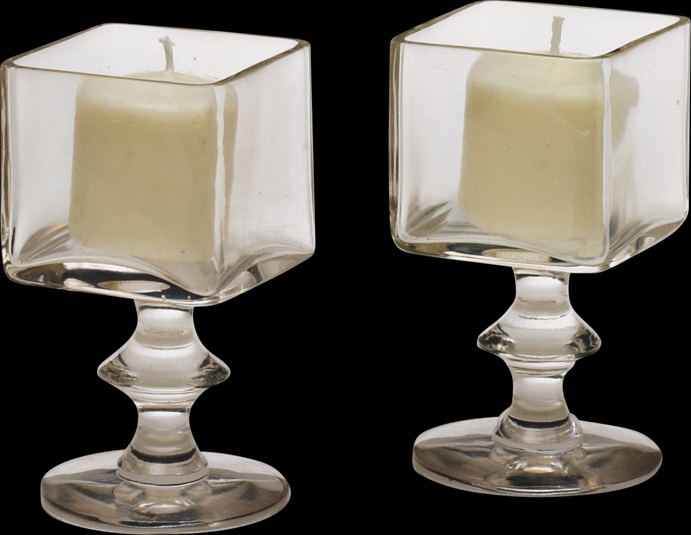 Taftsberry Clear Candle Holder, Set of 2 - Thumbnail - Image 2