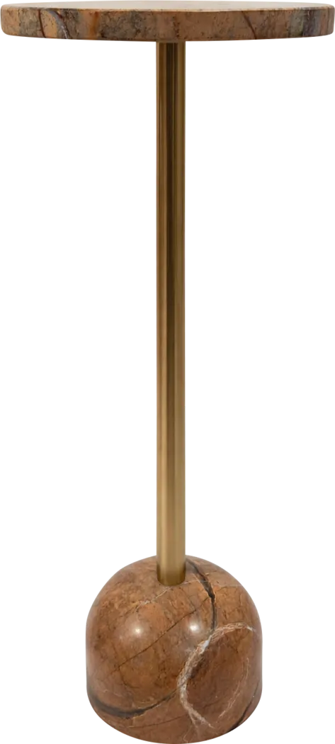 Tagate Brown/Gold Accent Table - Thumbnail - Image 3
