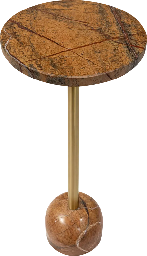 Tagate Brown/Gold Accent Table - Thumbnail - Image 4