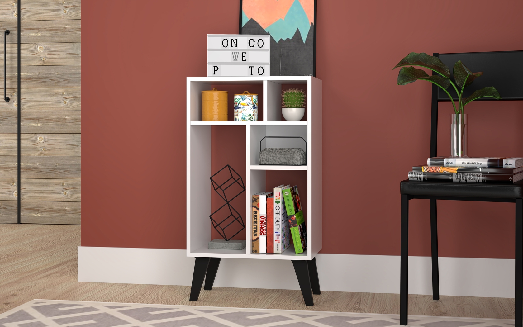 Tagus White Bookcase - Thumbnail - Image 6