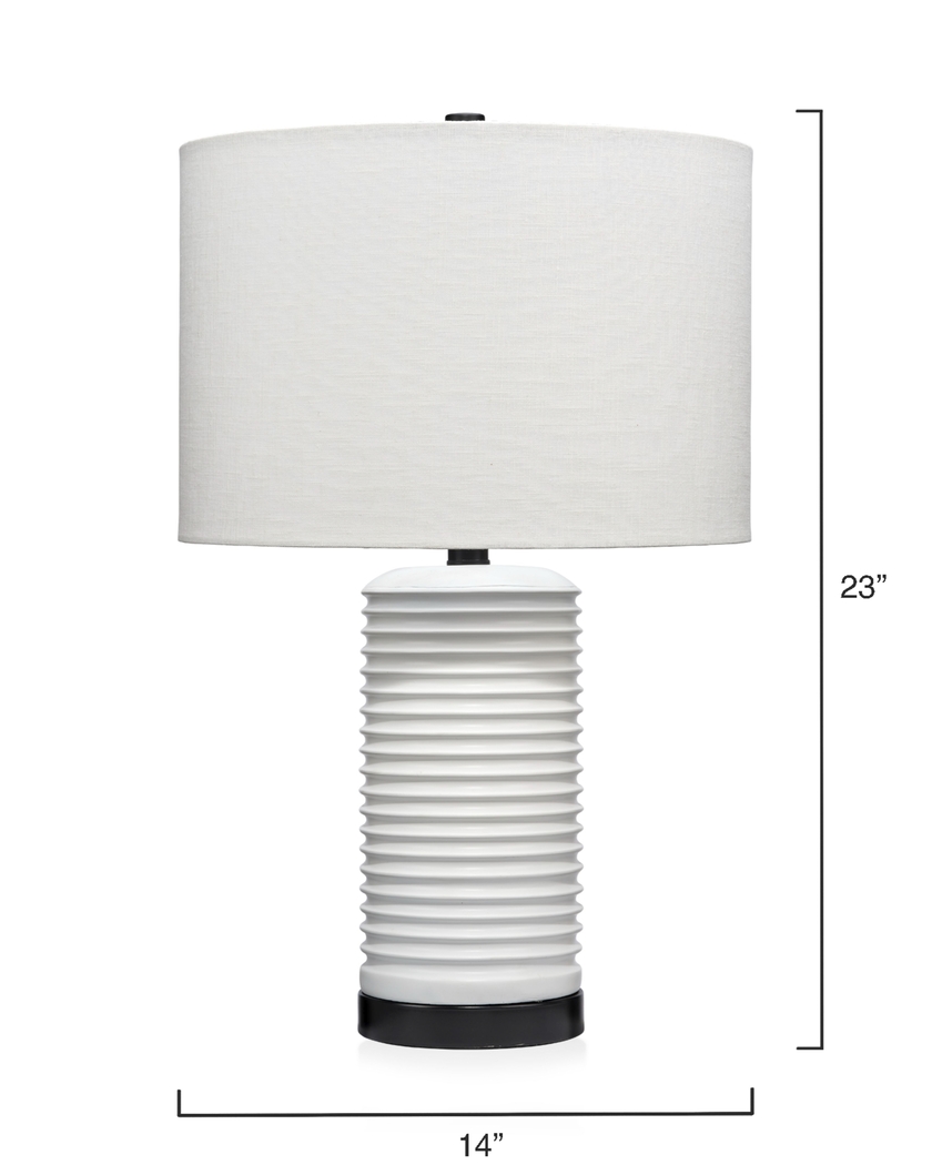 Tahiti Place White Lamp - Thumbnail - Image 4