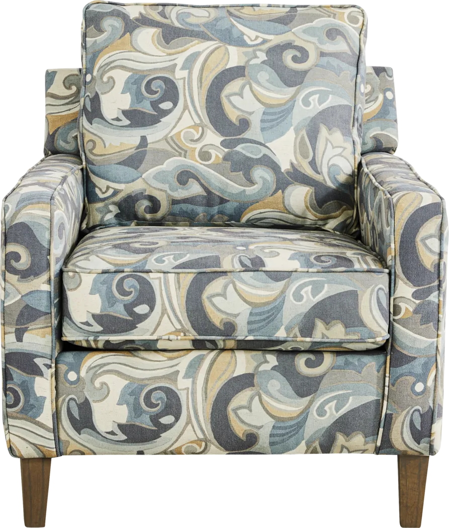 Tahlia Bay Blue Accent Chair - Thumbnail - Image 2