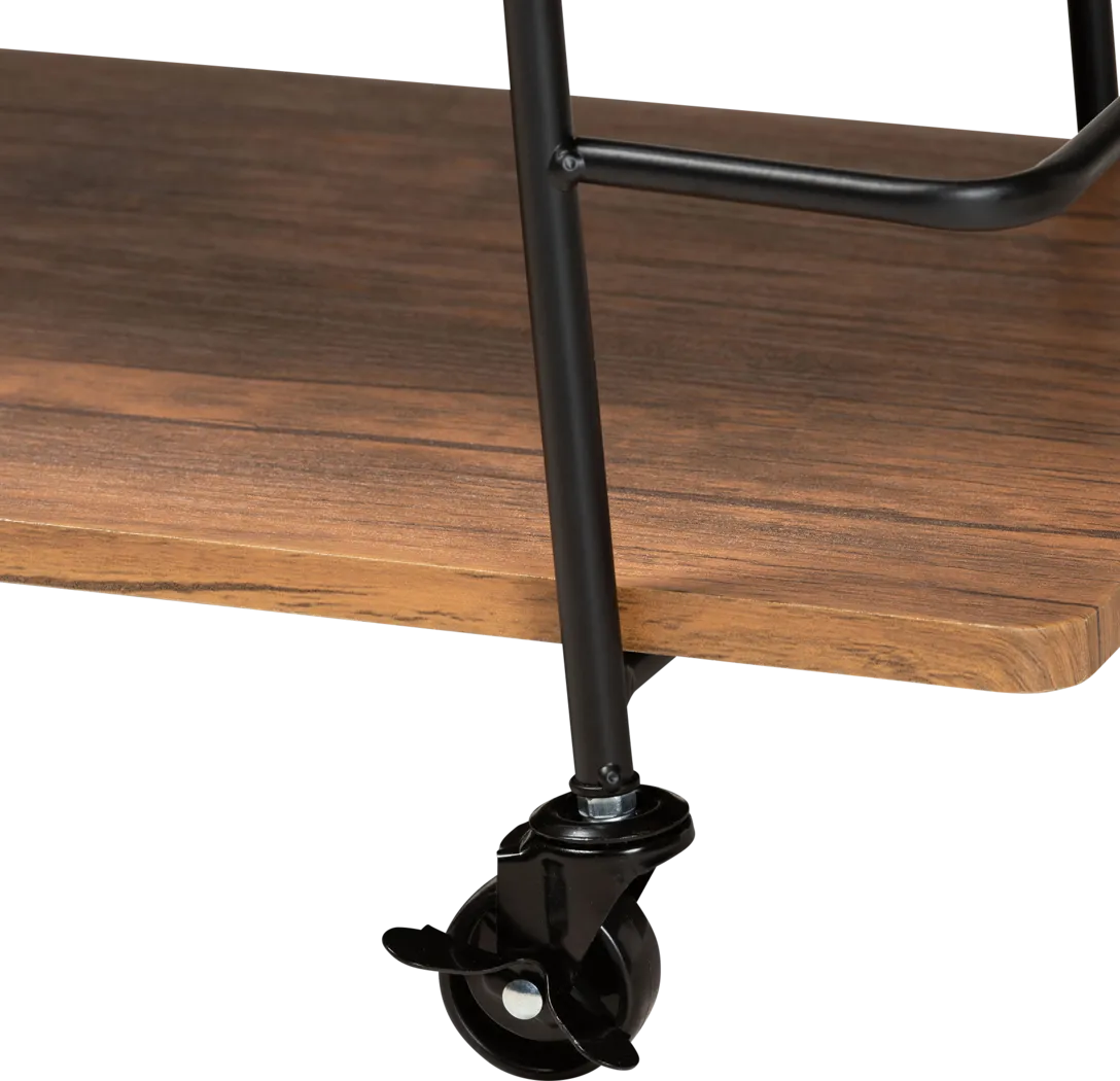Tahyee Walnut Bar Cart - Thumbnail - Image 4