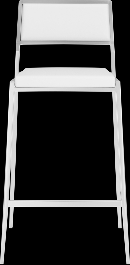 Tahyel White Counter Stool, Set of 2 - Thumbnail - Image 4