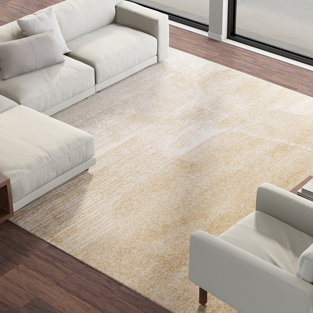 Taiki Beige 5'3 x 7' Rug - Thumbnail - Image 2