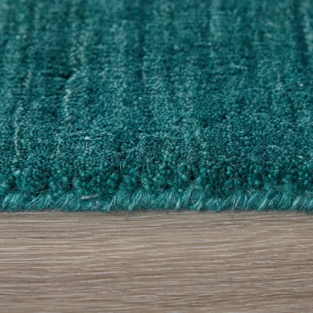 Takano Teal 2'6 x 8' Runner Rug - Thumbnail - Image 6