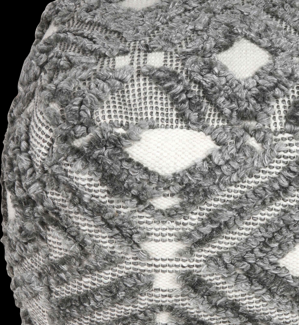 Takarin Gray Pouf - Thumbnail - Image 3