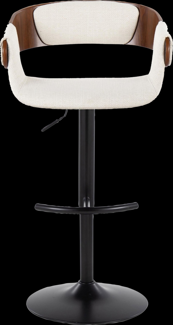 Takeda I Cream Adjustable Barstool, Set of 2 - Thumbnail - Image 8