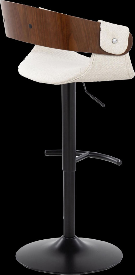 Takeda I Cream Adjustable Barstool, Set of 2 - Thumbnail - Image 9