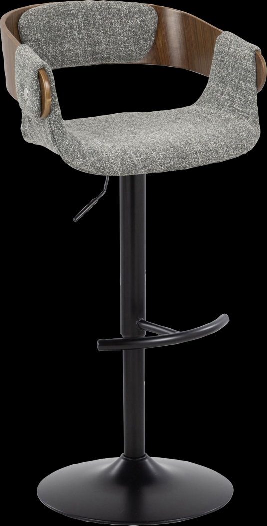 Takeda I Dark Gray Adjustable Barstool, Set of 2 - Thumbnail - Image 7