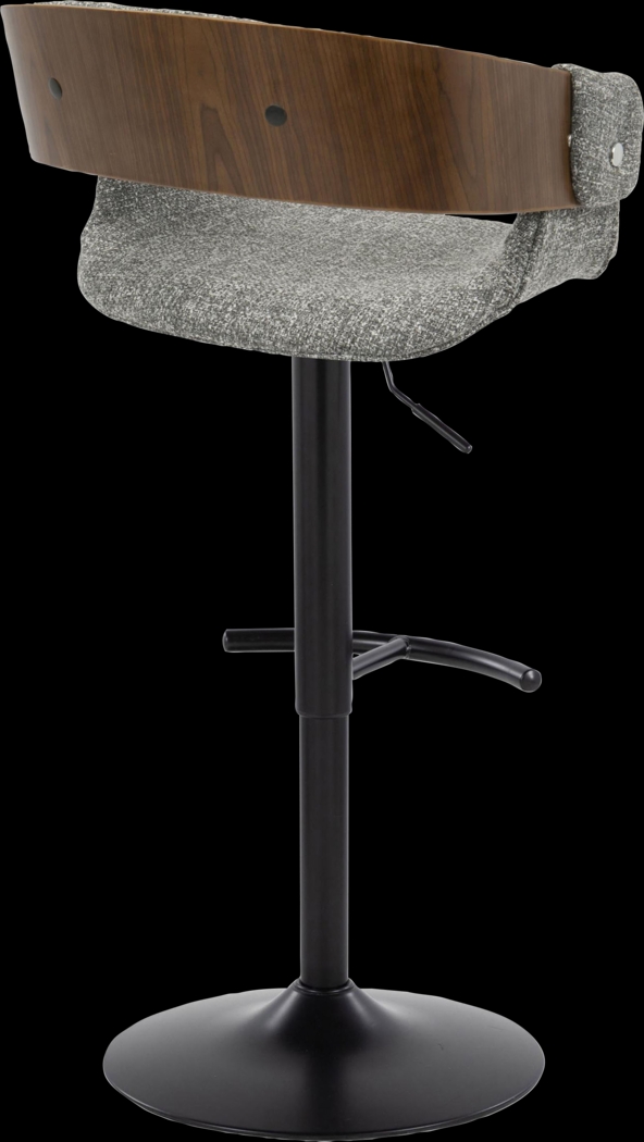 Takeda I Dark Gray Adjustable Barstool, Set of 2 - Thumbnail - Image 9