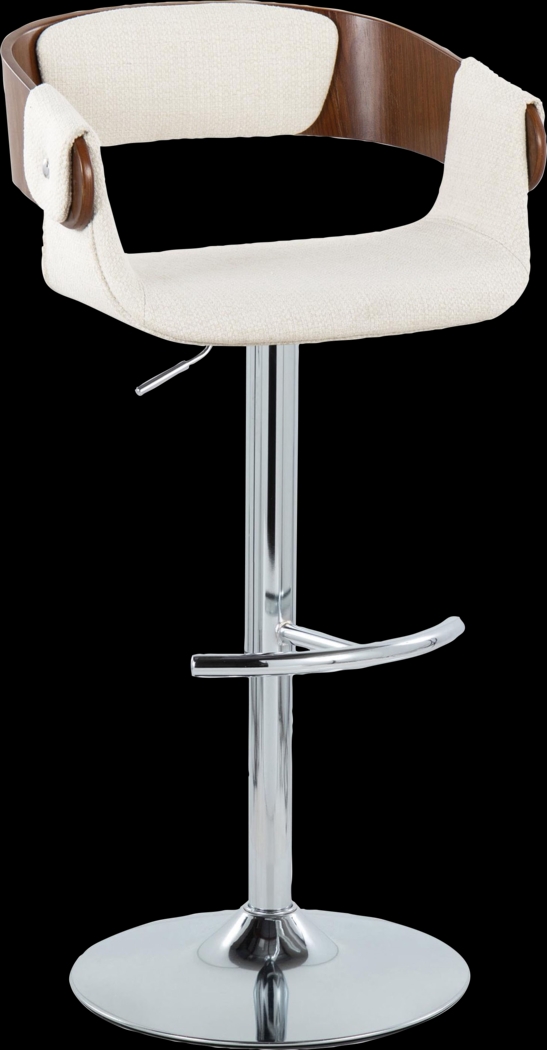 Takeda II Cream Adjustable Barstool, Set of 2 - Thumbnail - Image 7