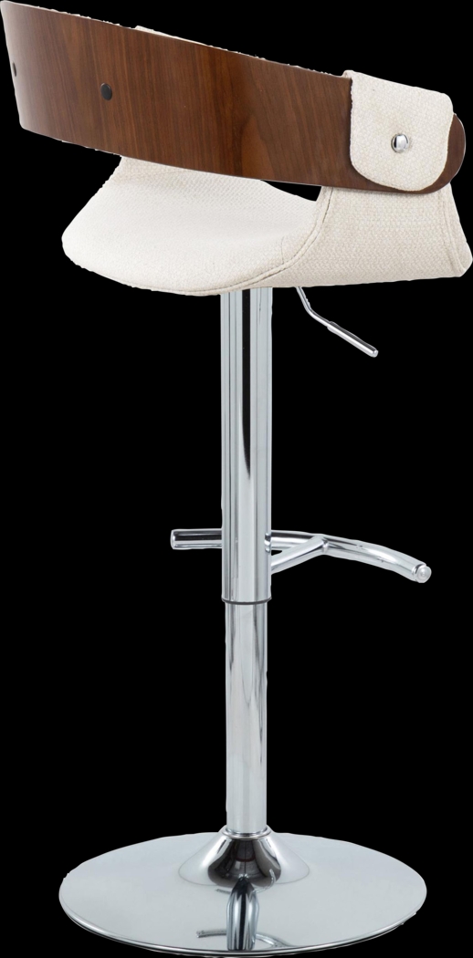 Takeda II Cream Adjustable Barstool, Set of 2 - Thumbnail - Image 8