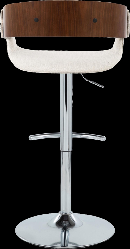 Takeda II Cream Adjustable Barstool, Set of 2 - Thumbnail - Image 9