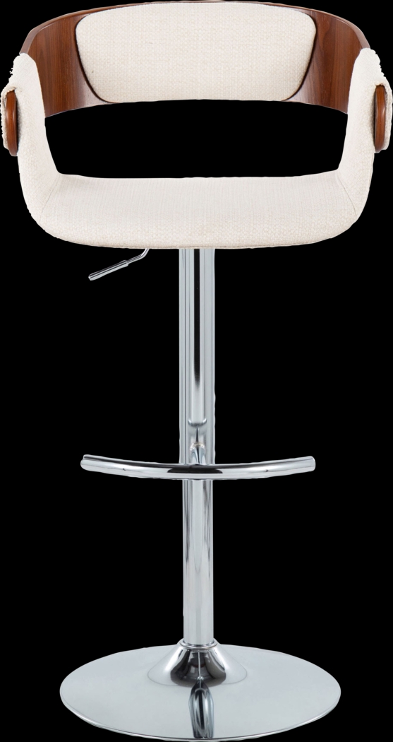 Takeda II Cream Adjustable Barstool, Set of 2 - Thumbnail - Image 10