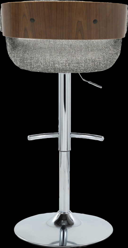 Takeda II Gray Adjustable Barstool, Set of 2 - Thumbnail - Image 8