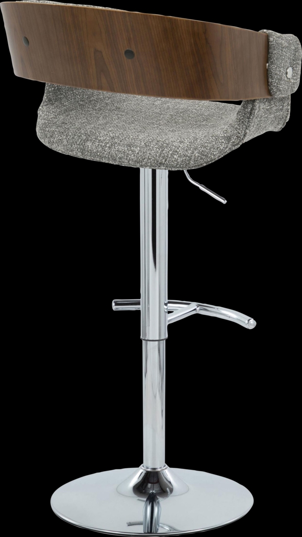 Takeda II Gray Adjustable Barstool, Set of 2 - Thumbnail - Image 9