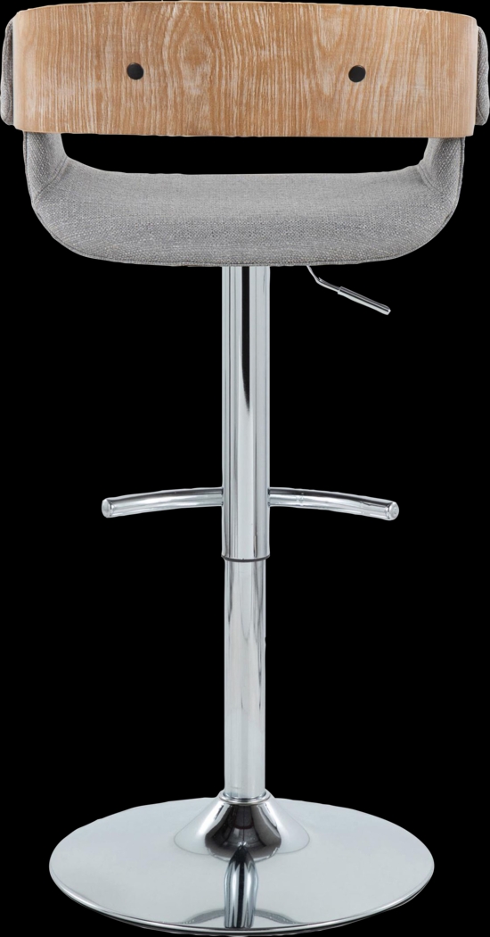 Takeda II Light Gray Adjustable Barstool, Set of 2 - Thumbnail - Image 10