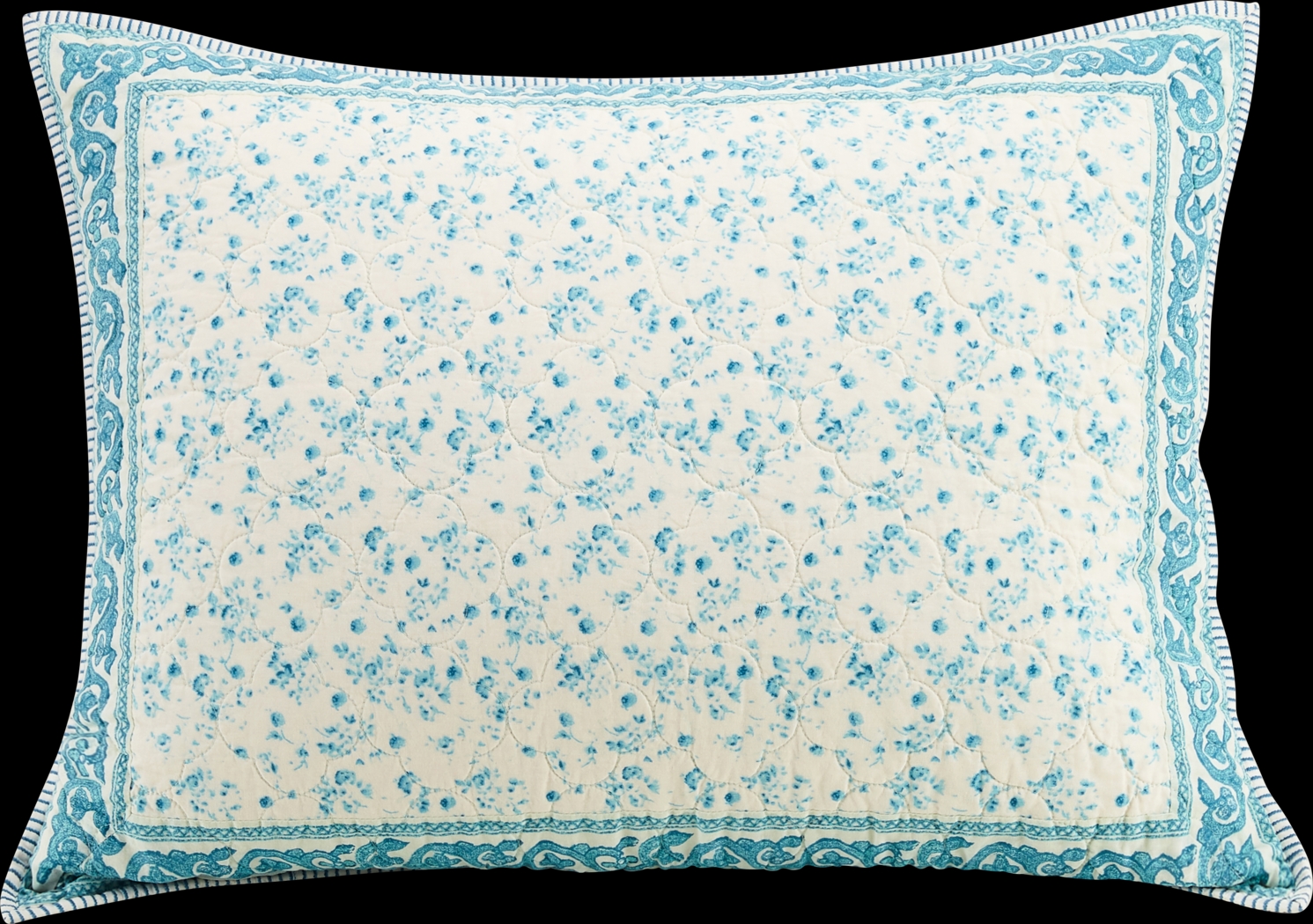 Myari Blue Standard Decorative Pillow - Thumbnail - Image 1