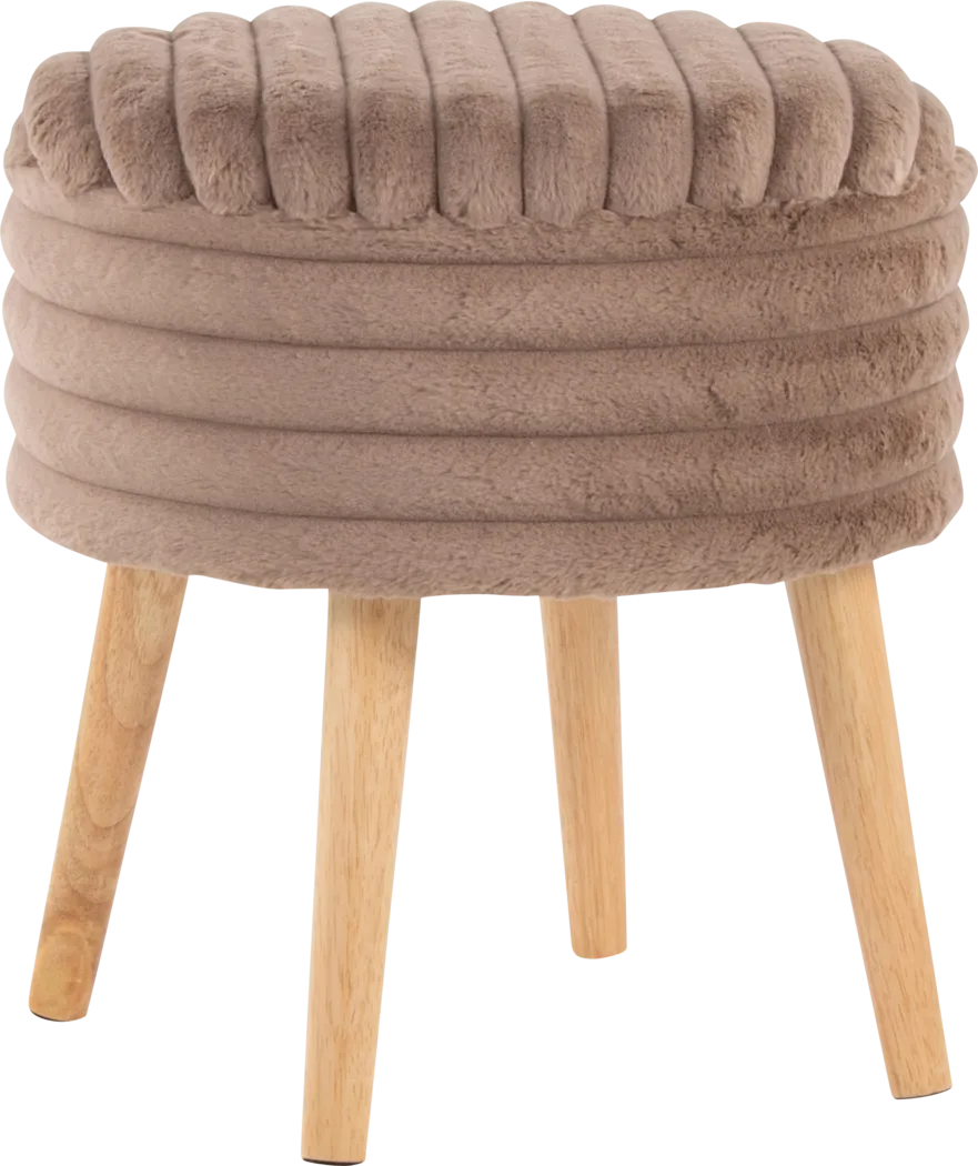 Talana Brown Ottoman, Set of 2 - Thumbnail - Image 7