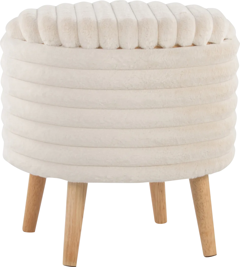 Talana White Ottoman, Set of 2 - Thumbnail - Image 12