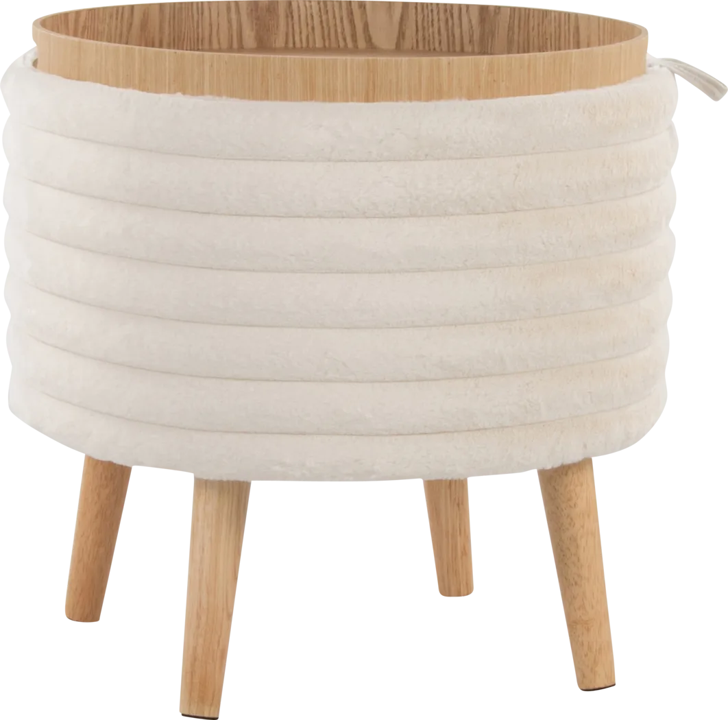 Talana White Ottoman, Set of 2 - Thumbnail - Image 14