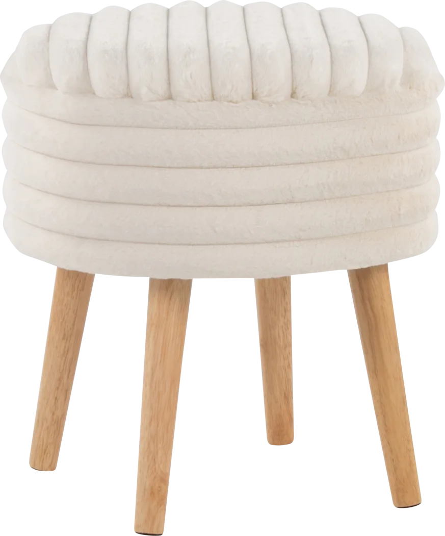Talana White Ottoman, Set of 2 - Thumbnail - Image 10