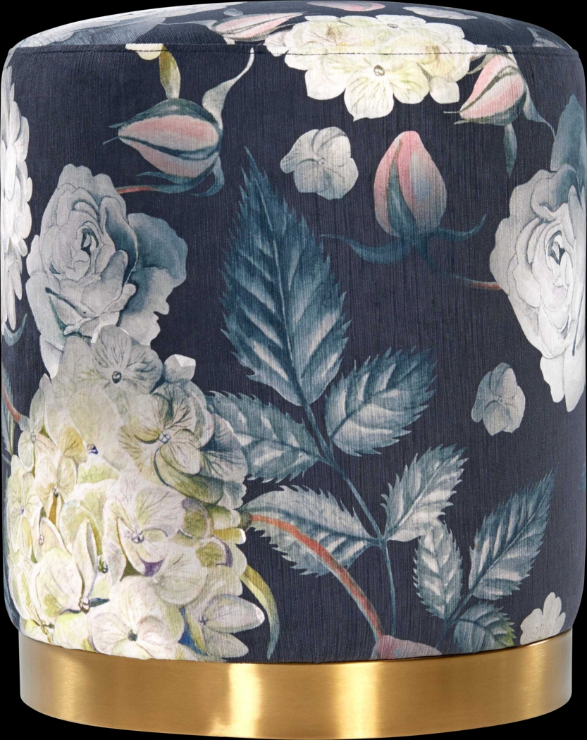 Talia Ren Navy Ottoman - Thumbnail - Image 2