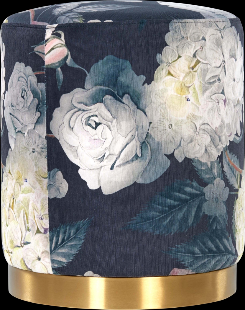 Talia Ren Navy Ottoman - Thumbnail - Image 3