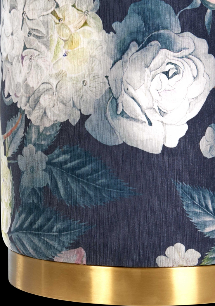 Talia Ren Navy Ottoman - Thumbnail - Image 4