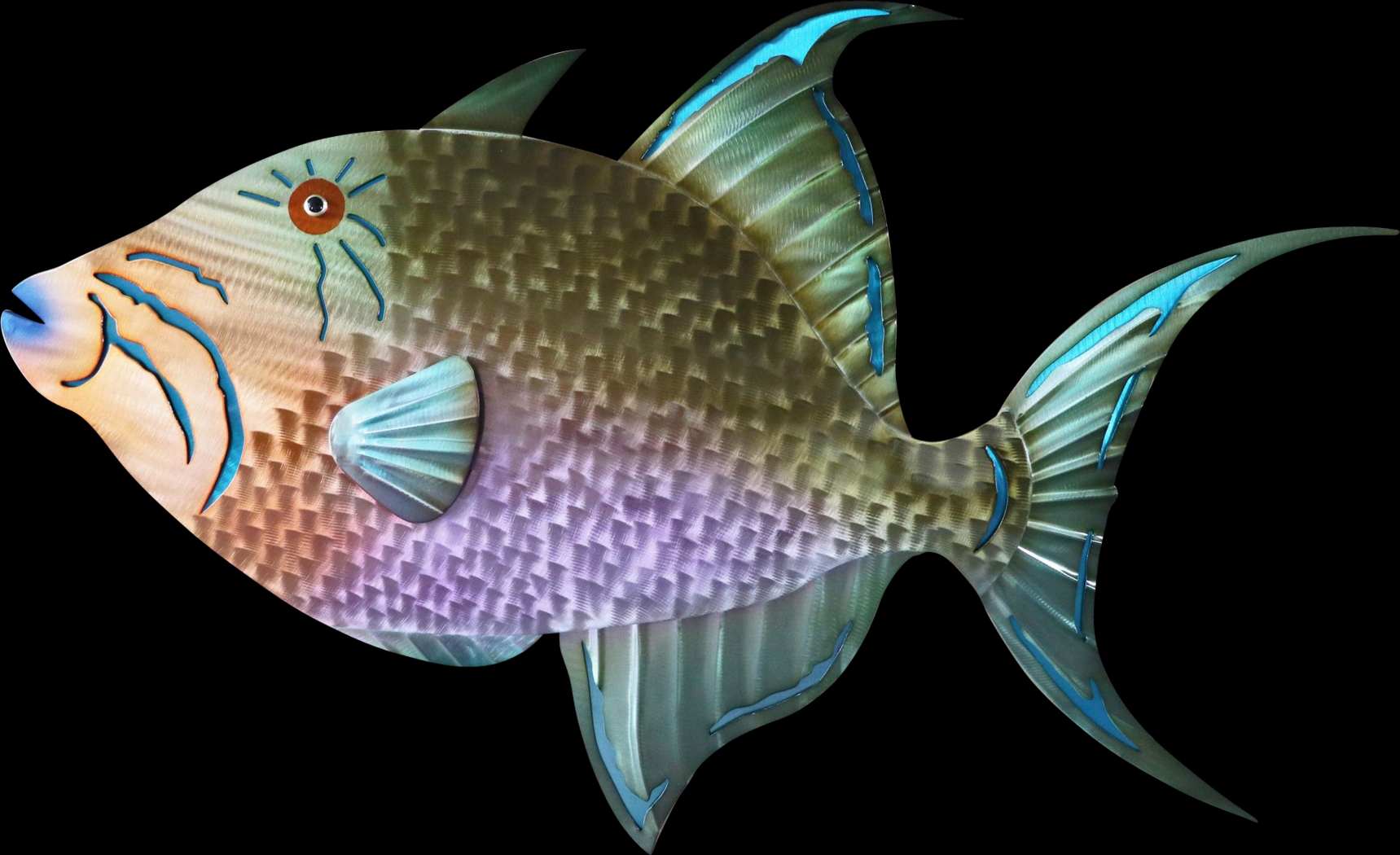 Talicia Blue Indoor/Outdoor Wall Art - Thumbnail - Image 1