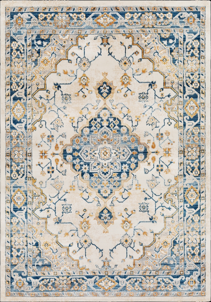 Talida Teal 5'3 x 7'6 Rug - Thumbnail - Image 1