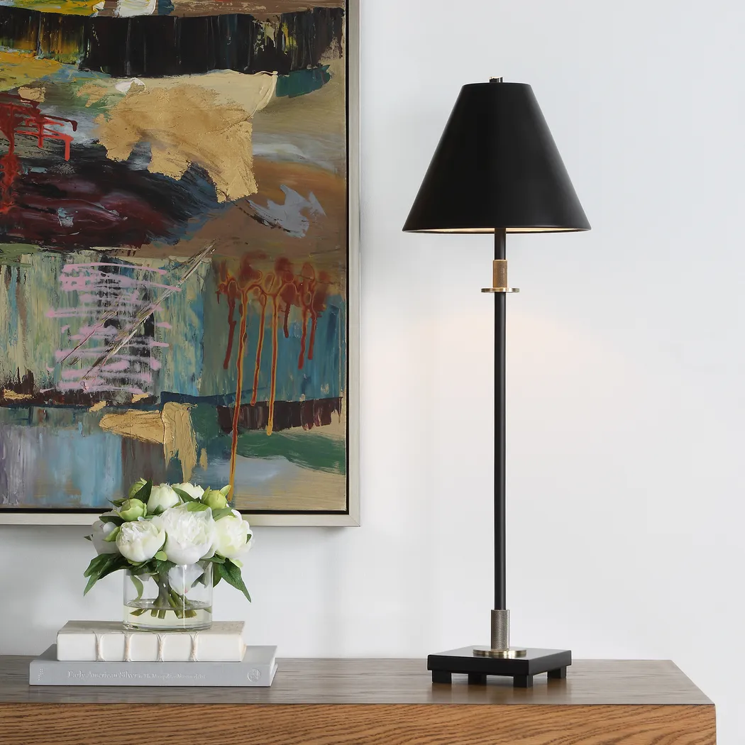 Talin Black Lamp - Thumbnail - Image 2