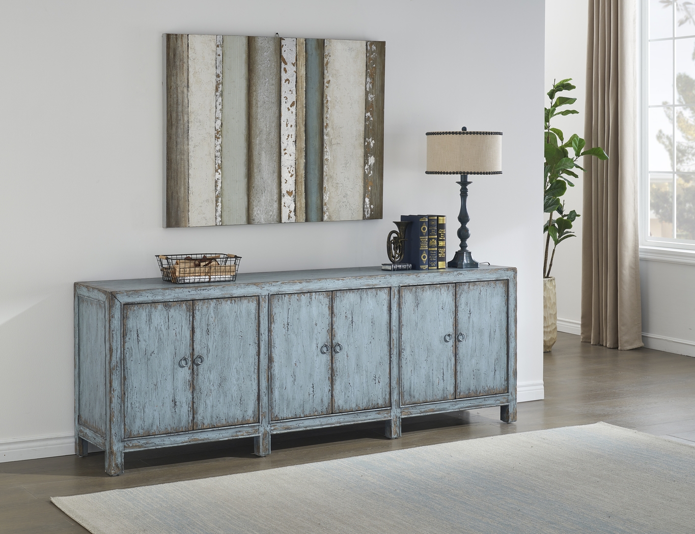 Talina Blue Credenza - Thumbnail - Image 2