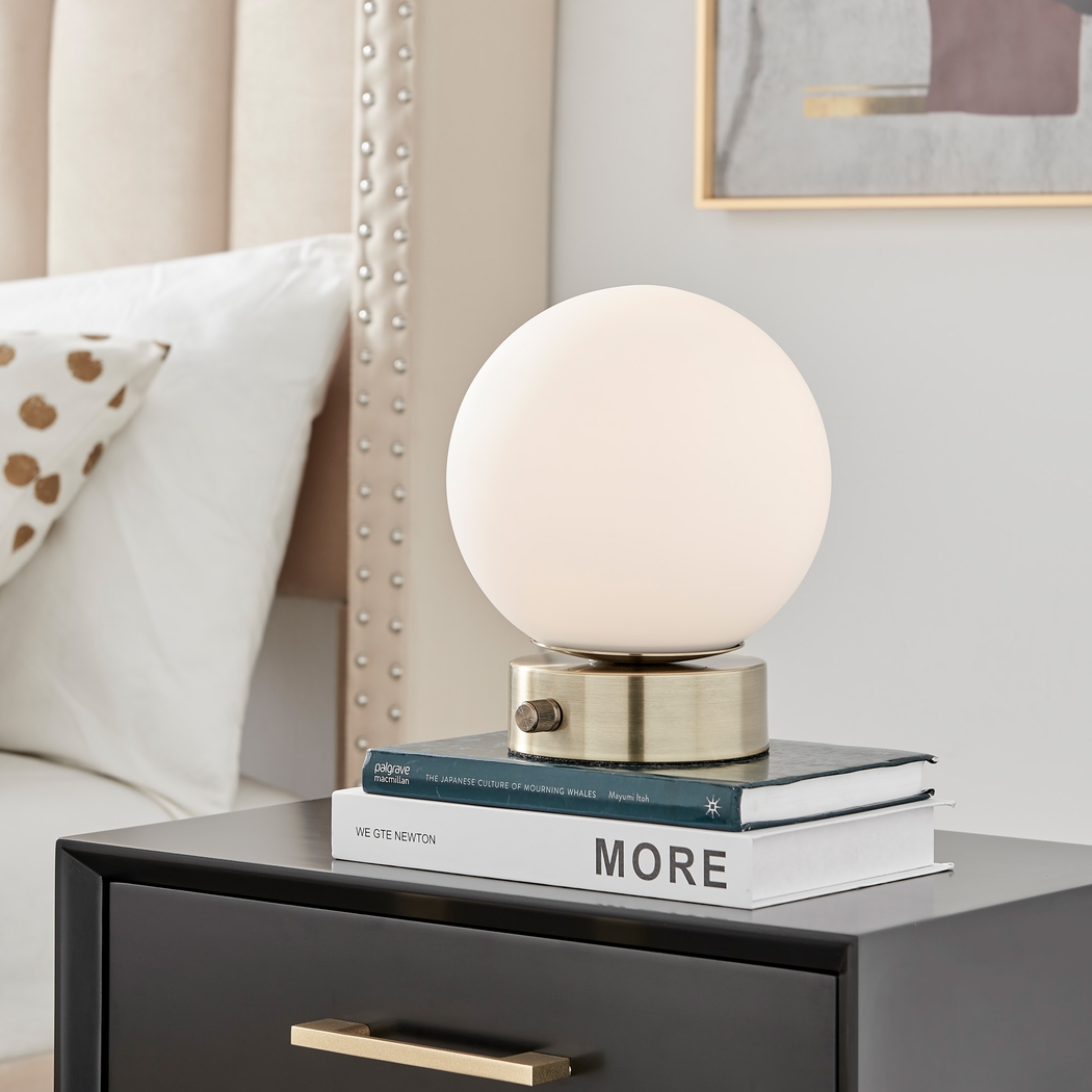 Talina Hollow Gold Lamp - Thumbnail - Image 2