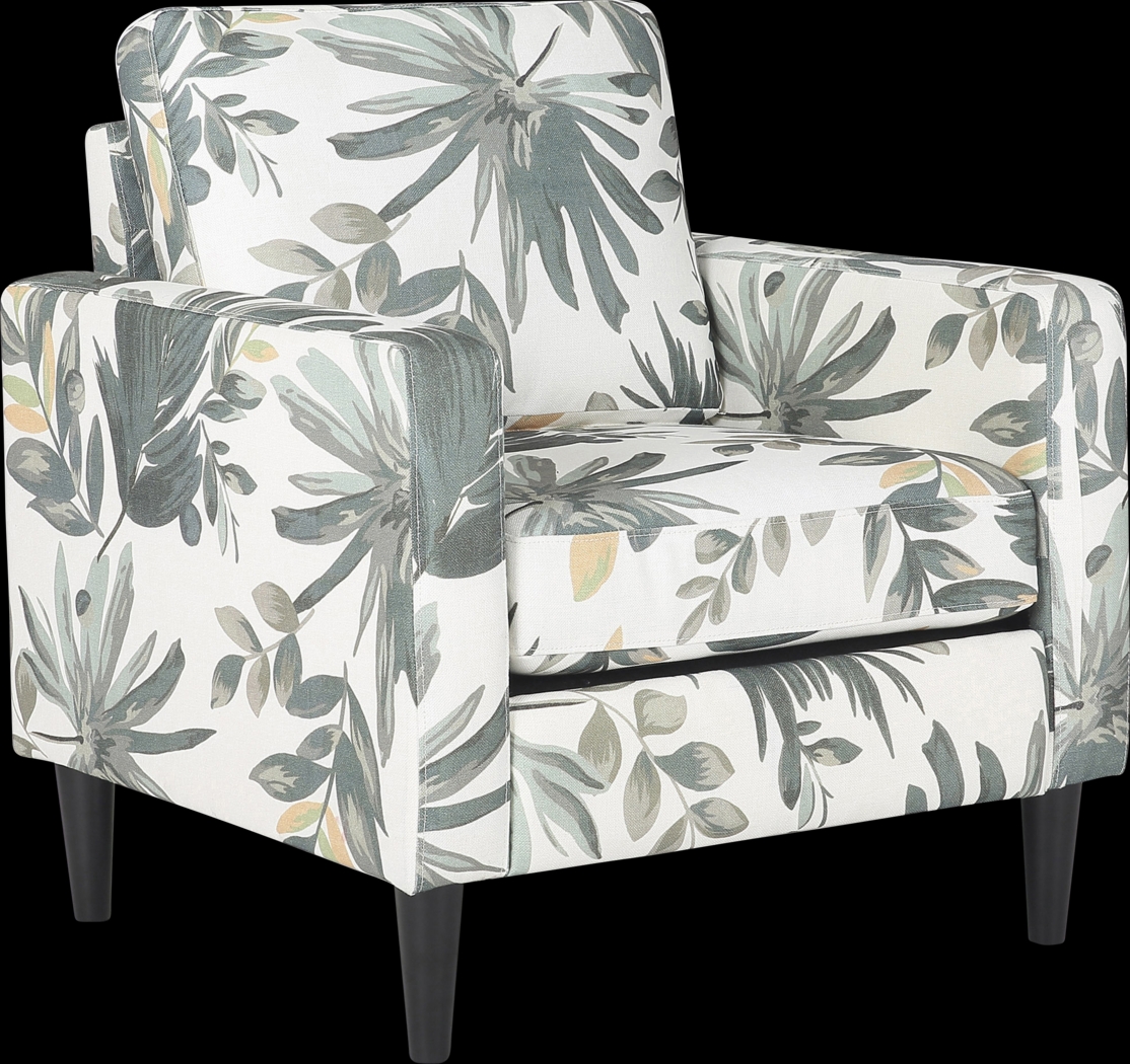 Talioferro Green Accent Chair - Thumbnail - Image 1